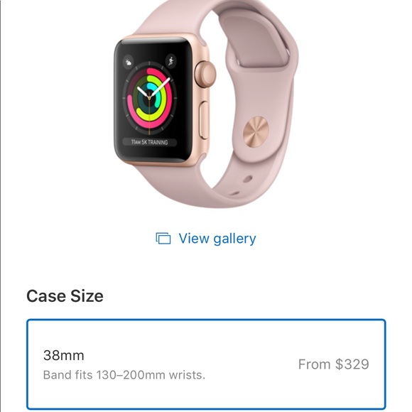 Apple | Accessories | Apple Watch Series 3 Rose Gold 38 Mm | Poshmark